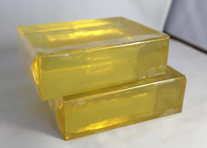Adesivo di gomma sintetico trasparente giallo per i nastri di industria 0