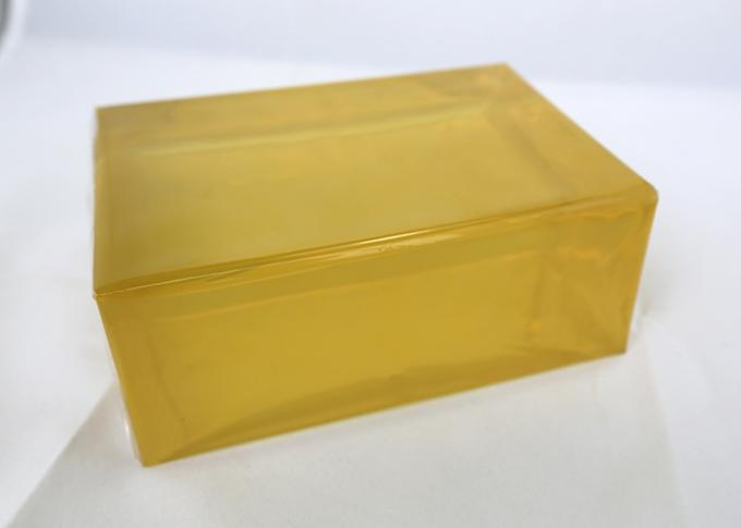 La colata calda di PSA dell'etichetta permanente incolla il colore giallo-chiaro adesivo 1