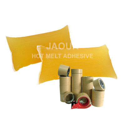 Colore giallo chiaro caldo Fusione PSA Pressione sensibile Adesivo a base di gomma Resistenza all'invecchiamento per nastro di carta Kraft